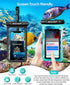 Hiearcool Waterproof Phone Pouch for iPhone 16 15 14 13 Pro Max, IPX8 Cellphone Dry Bag, 2Pack