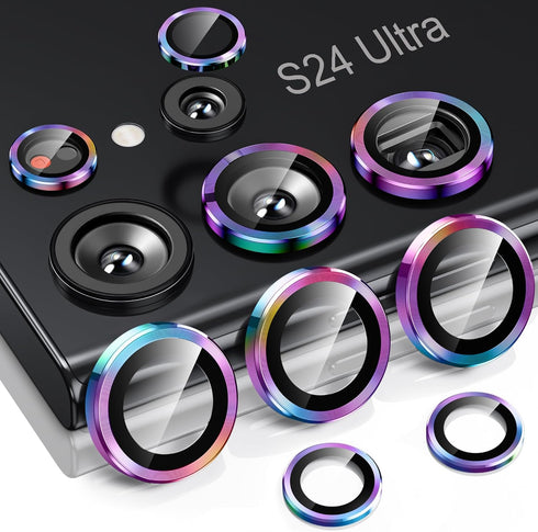 Hoerrye Samsung Galaxy S24 Ultra Camera Lens Protector, Ultra-HD 9H Tempered Glass, Case-Friendly, Anti-Scratch,