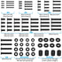 HOME VISION TV Mount Screws - Complete M4, M5, M6, M8 TV Mounting Hardware Kit Set for Most TVs up to 100 inch