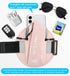 HiRui Universal Sports Armband, Comfortable Running Armband and Wristband Holder for iPhone 15/14/Plus/Pro/13 Samsung