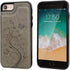Vaburs Wallet Case for iPhone SE(2022) 5G/SE(2020)/7/8 with Card Holder, Embossed Butterfly PU Leather Double Magnetic