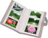 Flower Wallet PU Leather Photo Album, Compatible with Fujifilm Instax Mini Instant Camera Film, Retro Floral