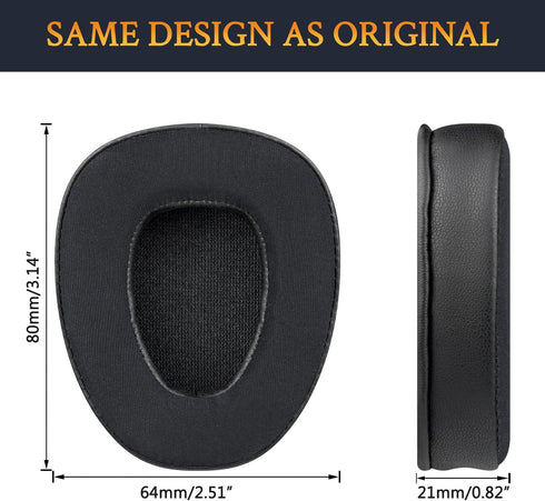 SOULWIT Cooling-Gel Earpads Replacement for BlueParrott B650/S650, Noise Cancelling Bluetooth Headset Ear Pads