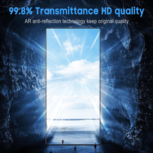 Uyiton UnBreak-Glass Screen Protector for Samsung Galaxy S24 Ultra (6.8'' 5G) - Scratch-Resistant, Bubble-Free, 2 Pack.