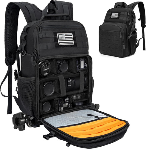 Drone Backpack for DJI Mavic Pro, Waterproof Camera Backpack for Nikon Canon Sony DSLR with Laptop Compartment