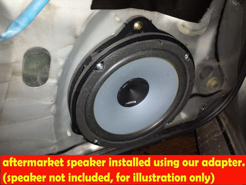 Front Door Speaker Adapter Spacer Rings Fits 1993-2007 Subaru Impreza - SAK026_55-1 Pair
