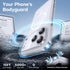 TAURI 17 17 Original Design for iPhone Pro Case, Compatible with MagSafe with Screen Protector, Anti-Yellowing