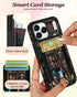 Shorogyt 17 5 17Pro, for iPhone Pro Case Wallet - Fits Cards, Compatible with Magsafe Detachable Magnetic Credit Card