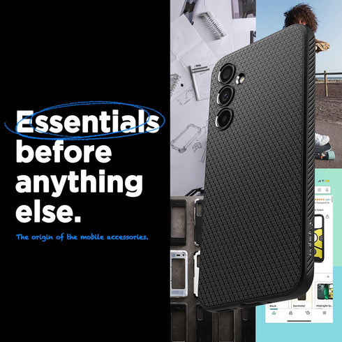 Spigen A54 5G (2023) Liquid Air Designed for Galaxy Case - Matte Black