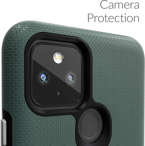 Crave Pixel 5 Case, Dual Guard Protection Series for Google Pixel 5 - Forest Green