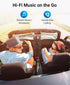 Kinivo BTC480 Hands-Free Bluetooth Car Kit with Magnetic Mount, Dual-Port USB Charger, Multi-Point Connectivity for Cars