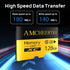 AMCHEERTRA 128GB 4K, 5K 180/140MB/s, C10, U3, A2, MicroSDXC Memory Card, UHD Videos Storing, R/W Up to UHS-I