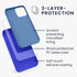 kwmobile Case Compatible with Apple iPhone 12 Pro Max - TPU Silicone Phone Cover with Soft Finish, Baltic Blue