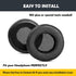 Replacement Earpads for Pioneer HDJ-X5, X7, X10 Headphones - Breathable Protein Leather & Memory Foam Cushions.