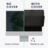 27-28" kwmobile Monitor Cover Compatible with monitor - Dust Cover Computer Screen Protector - Black