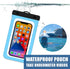 Cruise Lanyards Extra Large Waterproof Cell Phone Pouch - Touch Screen Dry Case for Phones up to 7” (2-Pack)