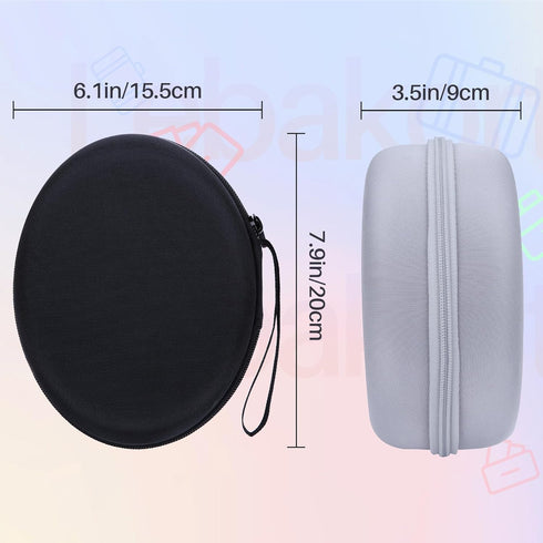 Hard Carry Case for Beats Studio Pro, Studio 3, Solo 4, Solo 3, Solo 2 Wireless Noise Cancelling Headphones (Off White)