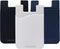USA Merchant Redesigned Card Holder - Silicone Stick on Cell Phone Wallet for Credit Card ID - Black, White, Navy