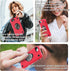 KCJ iPhone SE 2022/2020, 8/7/6/6S Case - Heavy Duty Full Body Protection with 2 Screen Protectors & Ring Stand