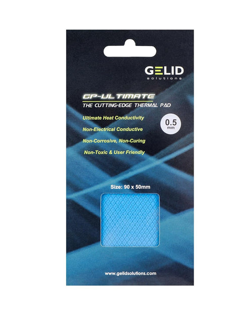 Gelid Solutions GP-Ultimate 15W Thermal Pad 90x50x0.5mm - Excellent Heat Conduction, Ideal Gap Filler