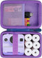 Aenllosi Hard Camera Case for Dylanto/Meetrye/Anchioo Kids Camera Instant Print, Purple, Includes 6PCS Print Paper