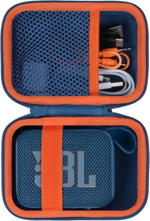Hard Case for JBL GO 4 GO 3 Portable Bluetooth Speaker, Blue Case