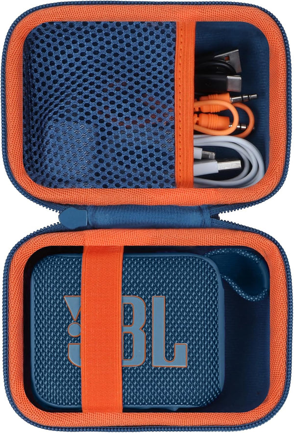 Hard Case for JBL GO 4 GO 3 Portable Bluetooth Speaker, Blue Case