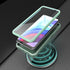ExoGuard Rubber Shockproof Case for Moto G Power 2021, Built-in Screen Protector and Kickstand, Green