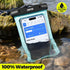 JOTO Universal Waterproof Phone Case - Up to 7" for iPhone 16 15 14 13 Plus Pro Max, IPX8 Dry Bag, Green