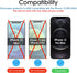amFilm OneTouch Glass Screen Protector for iPhone 12 Pro Max (6.7", 2020), 2 Pack