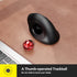 MicroPack Wireless Trackball Mouse, 2023 Upgrade Ergonomic Mouse with Wireless Vertical Rollerball, 3 Adjustable DPI