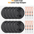 K&F Concept 58mm Lens Cap Cover Kit, 10 Pack Non-Spring Center Pinch + 10 Pack Anti-Loss Keeper