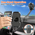 1Zero Solid Car Truck Phone Mount Holder, Thick Gooseneck Long Arm, Windshield Mobile Holders with Suction Cup