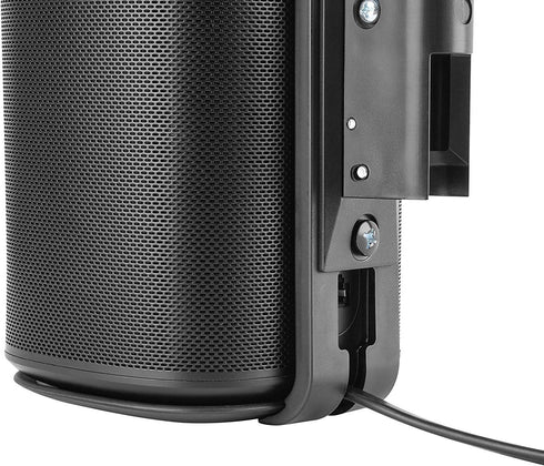 ynVISION.DESIGN Adjustable Wall Mount Bracket for Sonos One, One SL, and Play:1 Speaker | 2 Pack | Black