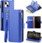 Antsturdy Compatible with iPhone 13 Wallet CaseRFID BlockingPU Leather Phone Case Women Men