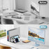 KDD 4-Slot 6-in-1 Vertical Laptop Stand with Gravity Locking, Laptop Holder Desktop Stand, Space-Saving Organizer Fits