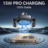 Kaistyle Wireless Car ChargerOne Hand Manual Clamping Fast Wireless Charger for Car Phone Holder Mount Charger Phone