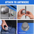 Liddle Speaker Magnetic Small Bluetooth Speaker, Wall Mountable Mini Bluetooth Speaker for iPhone 12/13/14/15 (Silver)