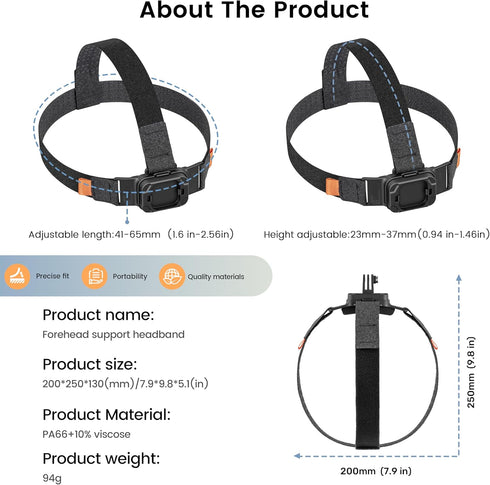 STARTRC PHOTO 6, Magnetic Camera Head Mount for DJI, Quick Release Head Mount for DJI Action Anti-Slip Stable