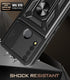TCL 30 XE 5G Case with Magnetic Kickstand, Military-Grade Armor, Lens Protector & 2-Pack Tempered Glass - Black