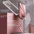 Samsung Galaxy S9 Plus Case by Dexnor, with Screen Protector, Electroplated Frame, Rugged 360 Full Body (Metallic Pink)