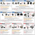 Mini SLR Camera Insert Bag, Shockproof Dual Opening Lens Cube Case for Digital DSLR SLR Mirrorless Cameras, Compatible