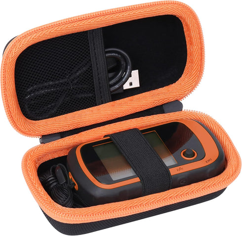 Aenllosi 20/20x/30x/22x/32x Hard Carrying Case Replacement for Garmin eTrex Handheld GPS by (Orange Zipper)