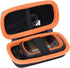 Aenllosi 20/20x/30x/22x/32x Hard Carrying Case Replacement for Garmin eTrex Handheld GPS by (Orange Zipper)