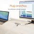 j5create USB C Hub Adapter Dongle - 3-Port USB 3.0 & VGA Multi-Monitor Display for MacBook, Windows