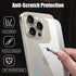 2 Pack Back Screen Protector for iPhone 15 Pro Max, Back Tempered Glass Protector, Anti-Scratch, Bare-Phone Touch