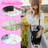 Qulkws Y2K Beaded Camera Wrist Strap Butterfly Cellphone Lanyard Strap Phone Charms Cute Pearl Digital Camera Charm