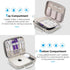 ProCase Hard Travel Electronic Organizer Case for MacBook, Chargers, Cables, Power Bank, Accessories Bag - XL, Grey