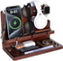 Oraich Wooden Phone Docking Station for Men, Nightstand & Desktop Organizer, Charging Stand