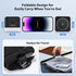 3 in 1 Wireless Charger Stand, Foldable Apple Charging Station Cube with LED Night Light for iPhone
